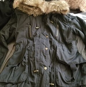 Lira Moonrise Black parka jacket